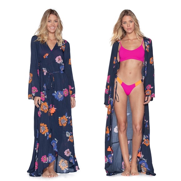 MAAJI Floral Kimono • Wrap Dress - Picture 6 of 10